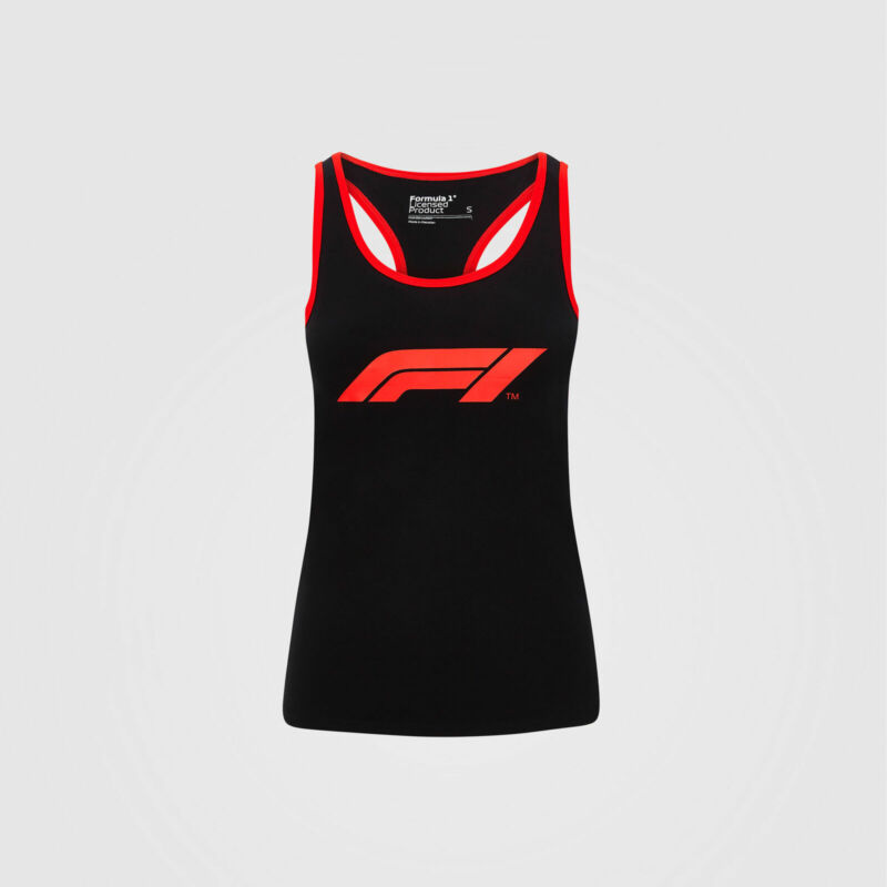 Forma 1 női trikó - F1 Logo fekete