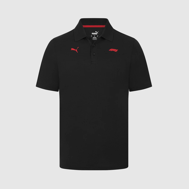 Forma 1 galléros póló - F1 Logo fekete