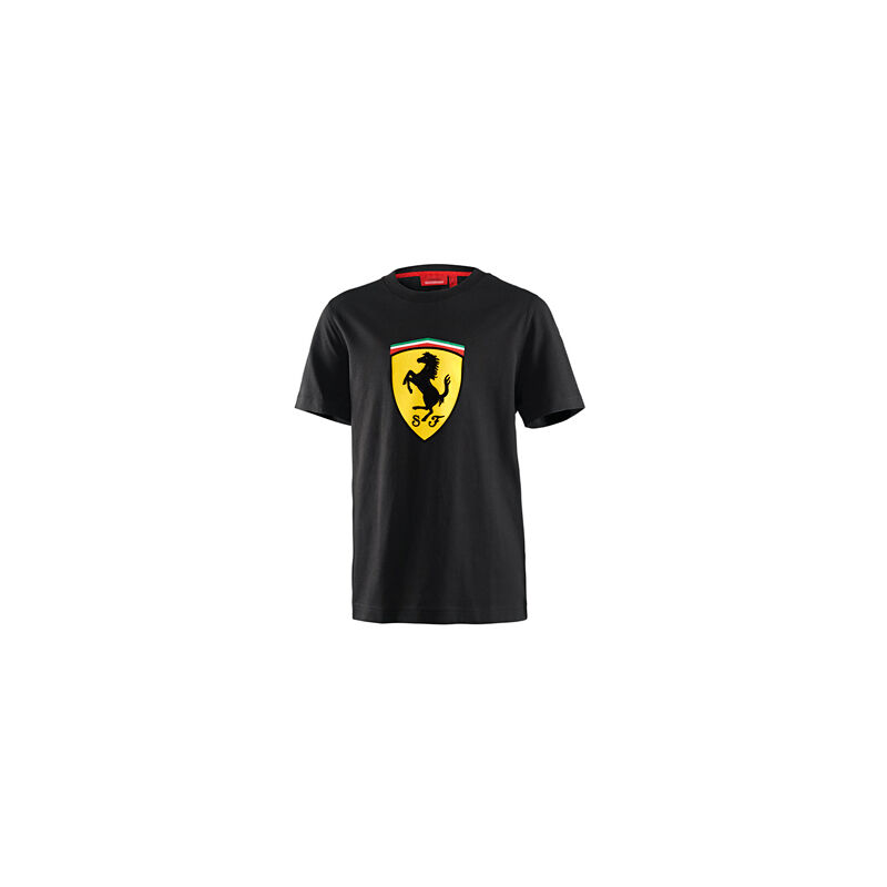 Ferrari gyerek póló - Large Scudetto, fekete