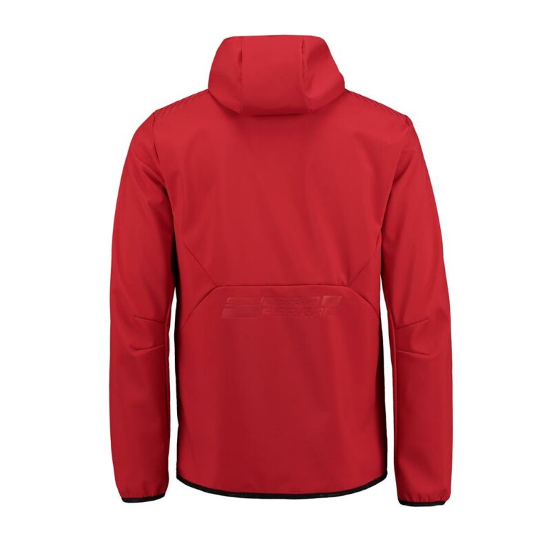 Ferrari softshell pulóver - Scudetto piros