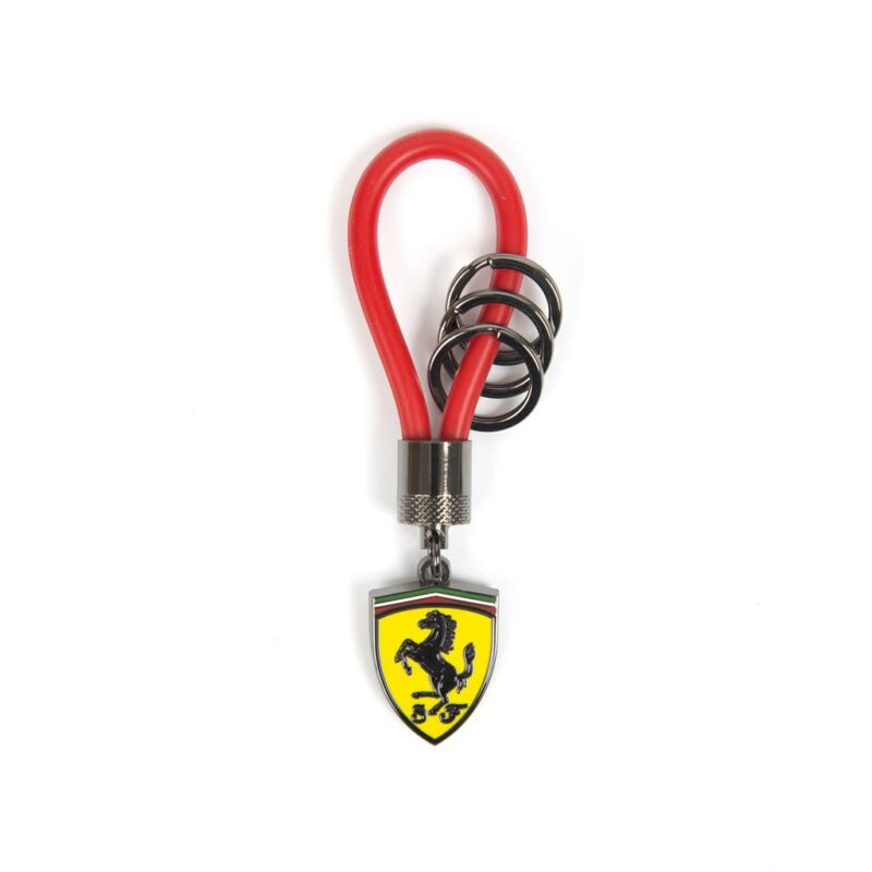 Ferrari kulcstartó - Scudetto Spinning piros