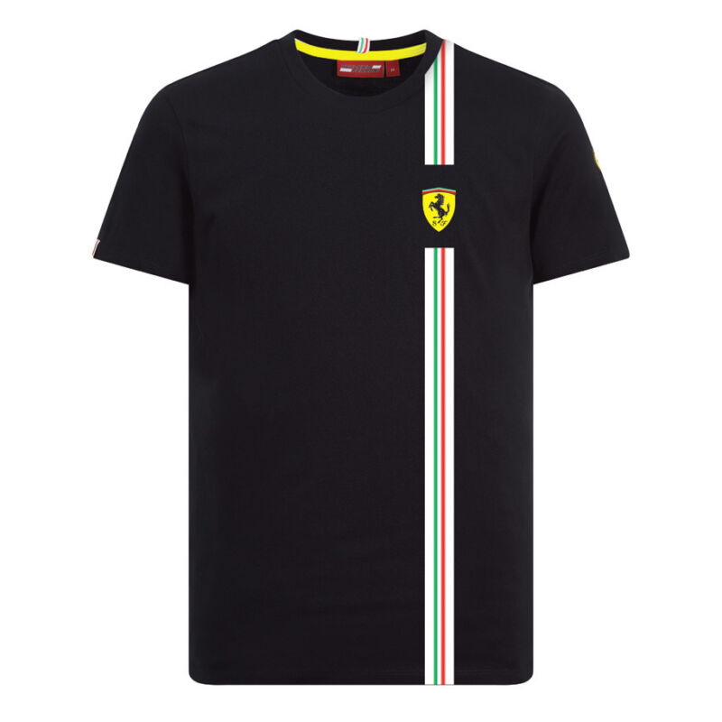 Ferrari póló - Scudetto Italia fekete