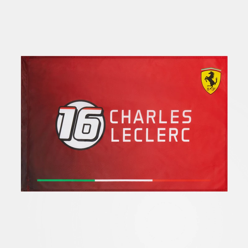 Ferrari zászló - Charles Leclerc