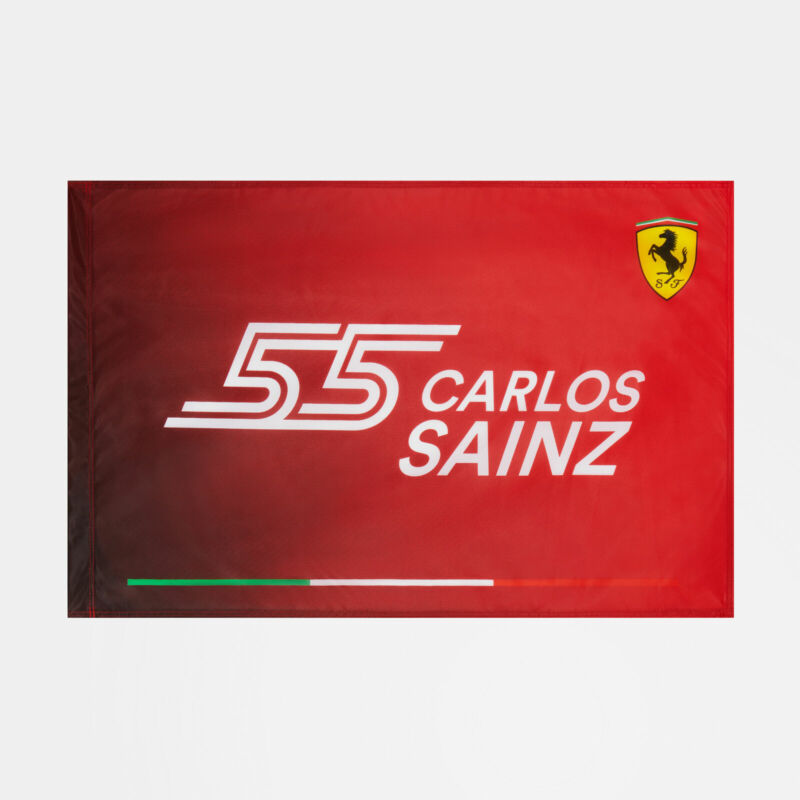 Ferrari zászló - Carlos Sainz