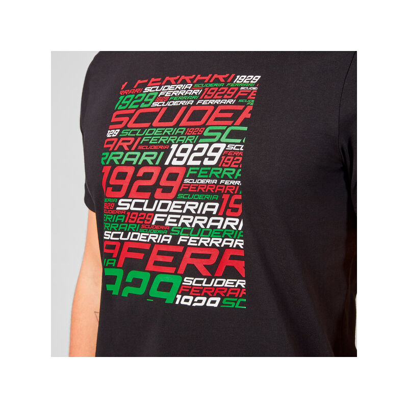 Ferrari póló - SF Graphic fekete
