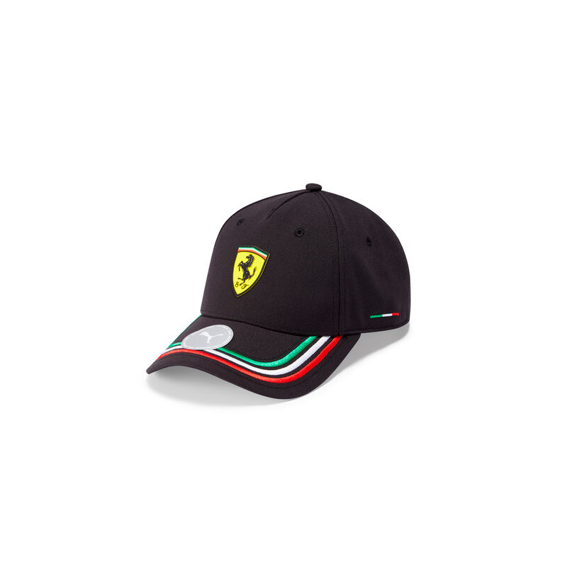 Ferrari sapka - Italy Stripes fekete