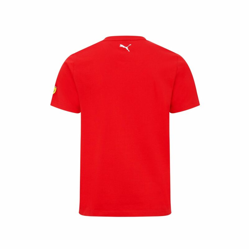 Ferrari póló - Sainz Graphic piros