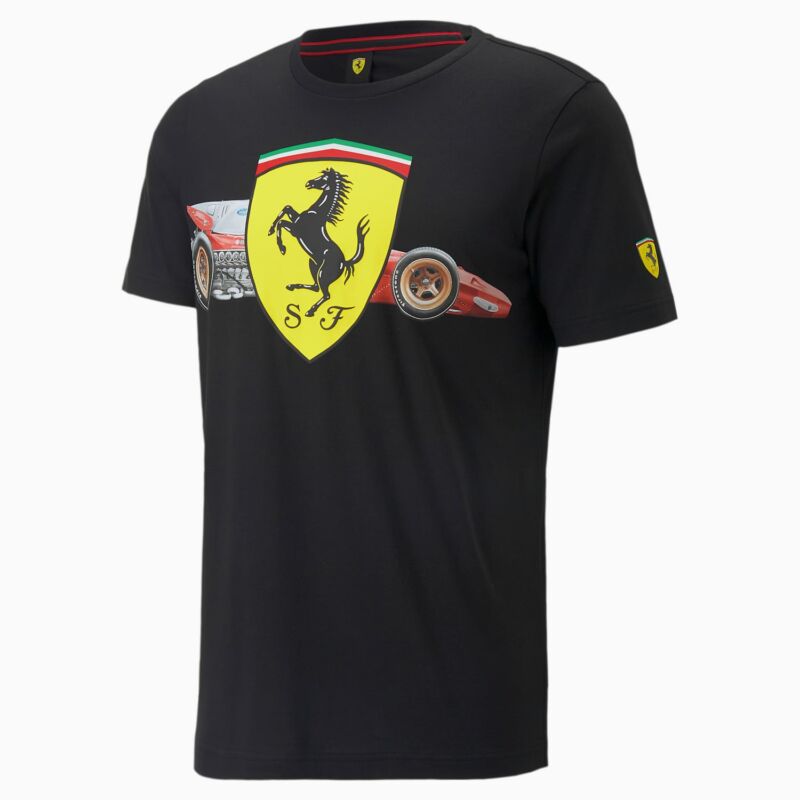 Ferrari póló - Heritage fekete