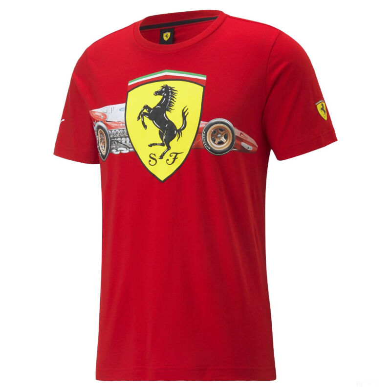 Ferrari póló - Heritage piros