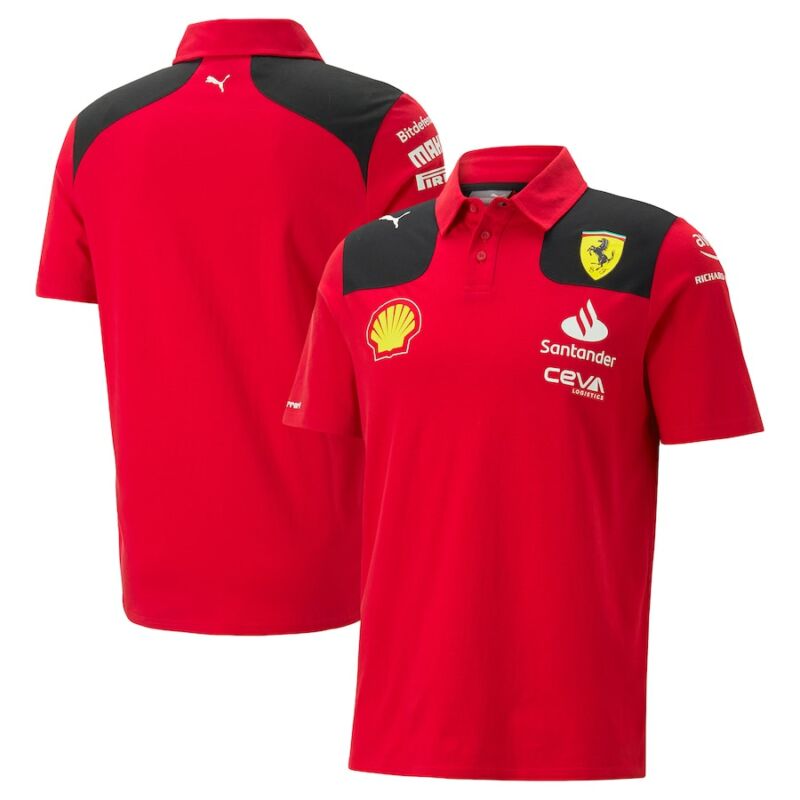 Ferrari galléros póló - Team Line