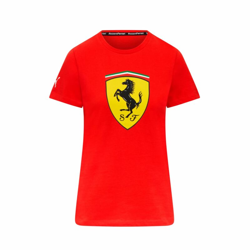 Ferrari női póló - Large Scudetto piros