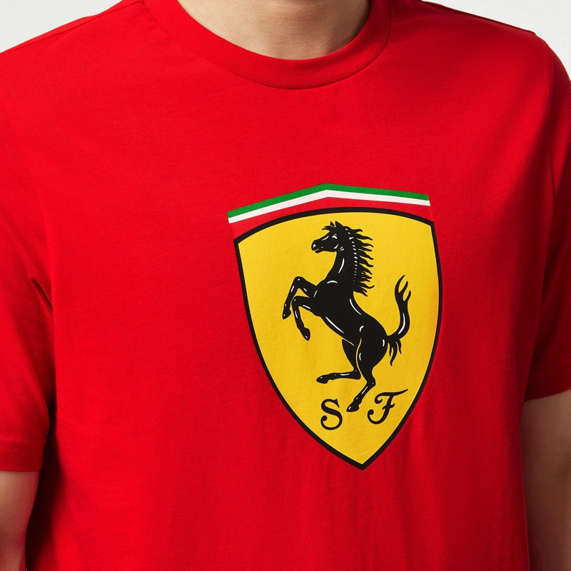 Ferrari póló - Large Scudetto piros