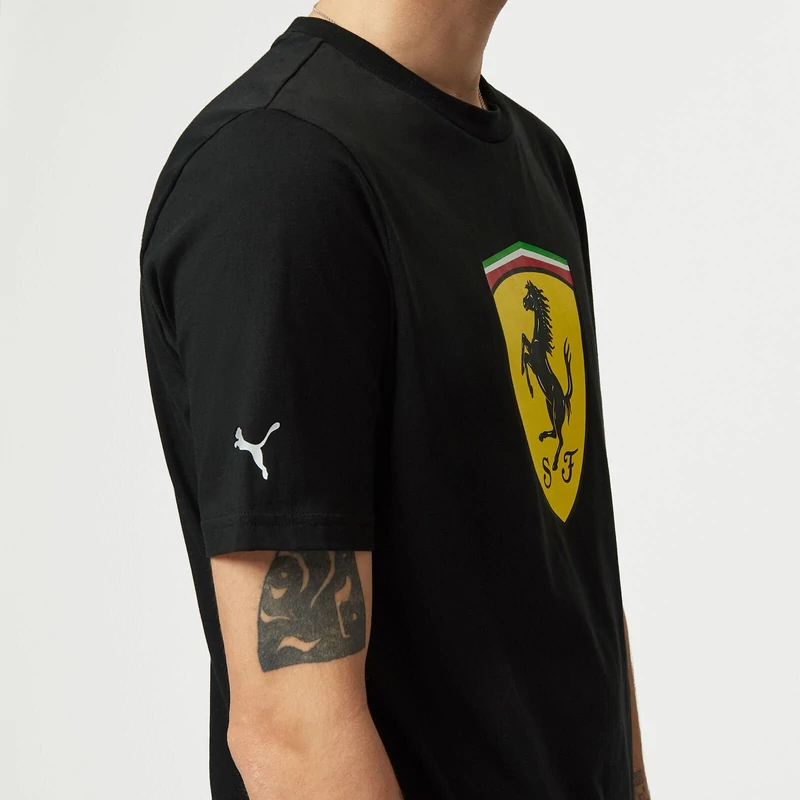 Ferrari póló - Large Scudetto fekete
