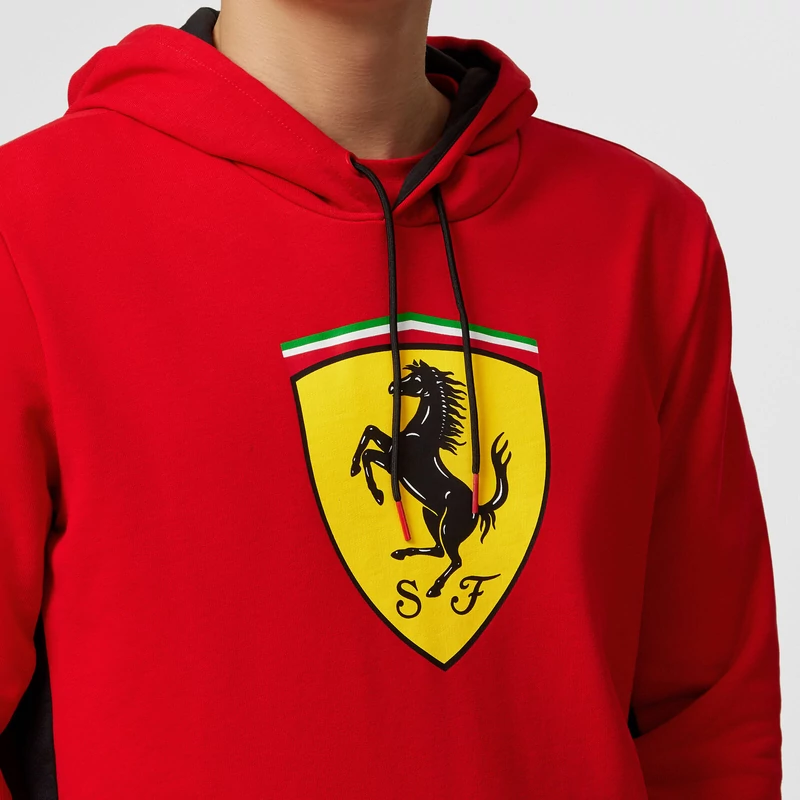 Ferrari pulóver - Scudetto Hoody piros