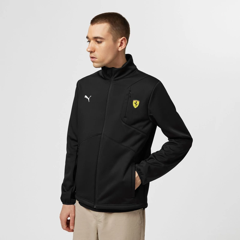 Ferrari softshell kabát - Scudetto fekete