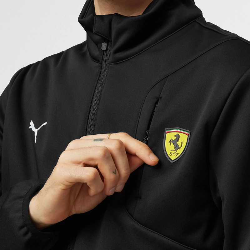 Ferrari softshell kabát - Scudetto fekete
