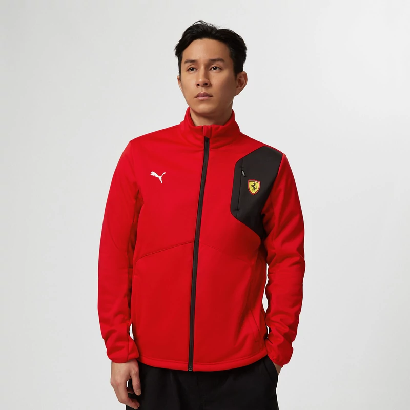 Ferrari softshell kabát - Scudetto piros