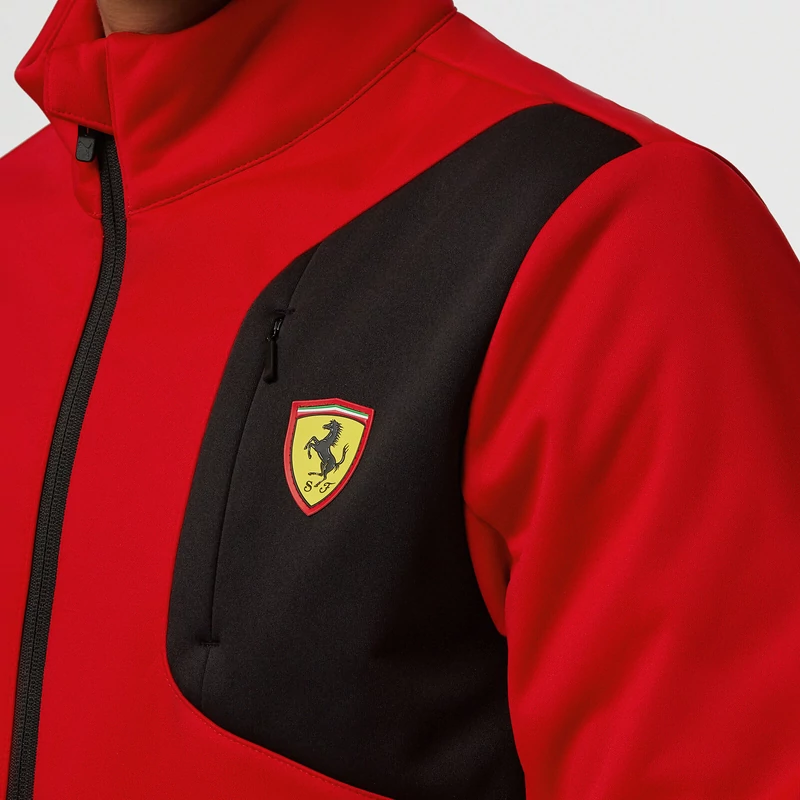 Ferrari softshell kabát - Scudetto piros