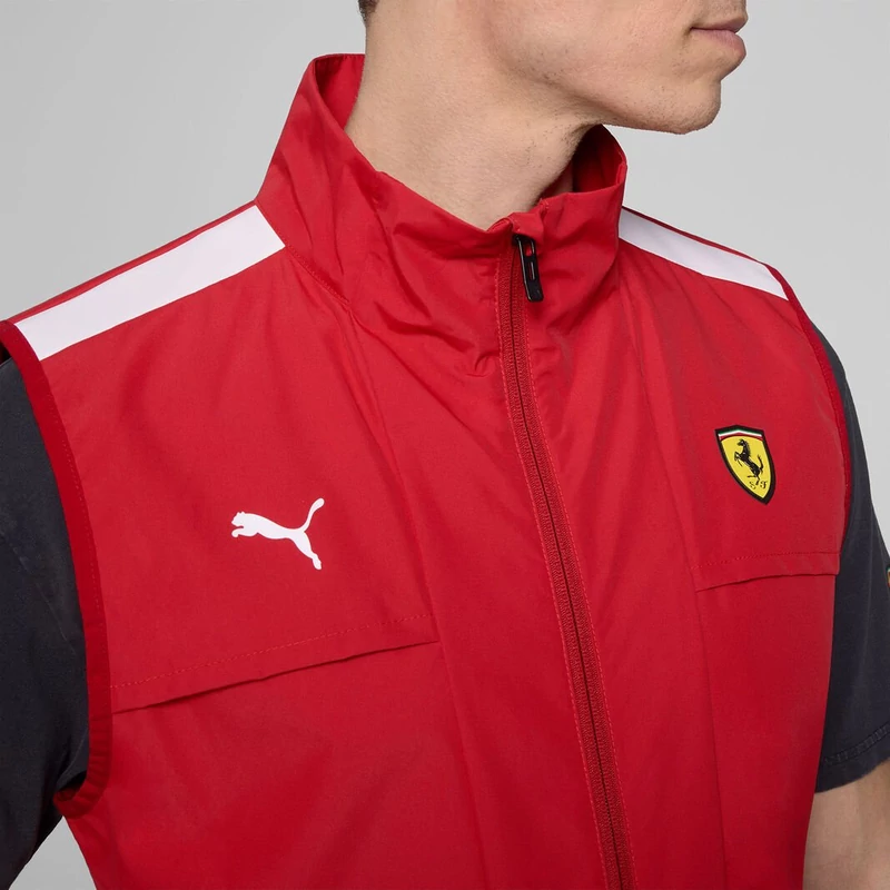 Ferrari mellény - Scudetto Duocolor piros