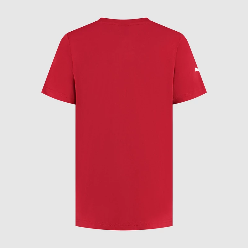 Ferrari gyerek póló - Large Scudetto Duocolor piros