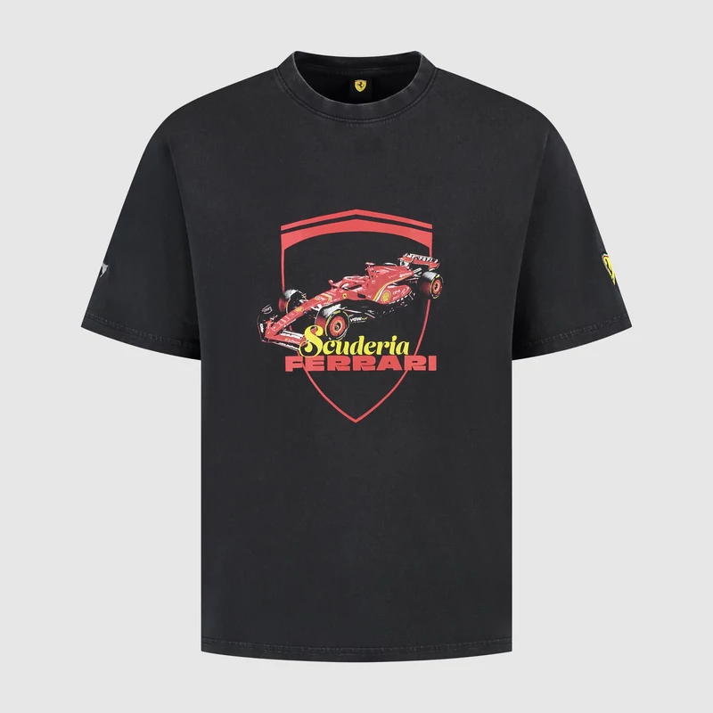 Ferrari póló - F1 Car fekete