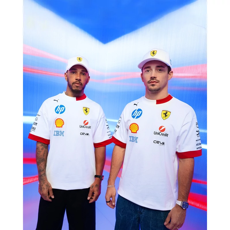 Ferrari póló - Driver fehér