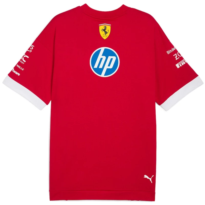 Ferrari póló - Driver Oversized piros