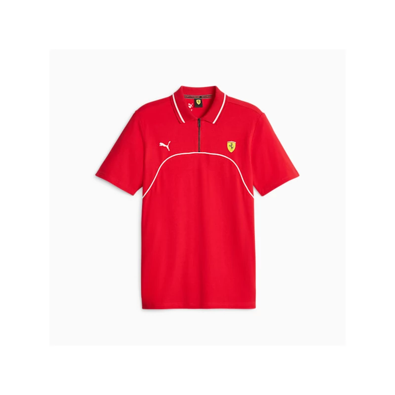 Ferrari galléros póló - Scudetto Contras Line piros