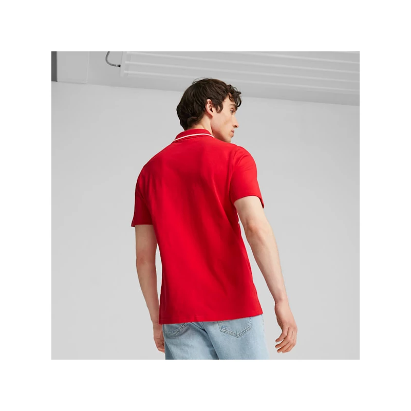 Ferrari galléros póló - Scudetto Contras Line piros