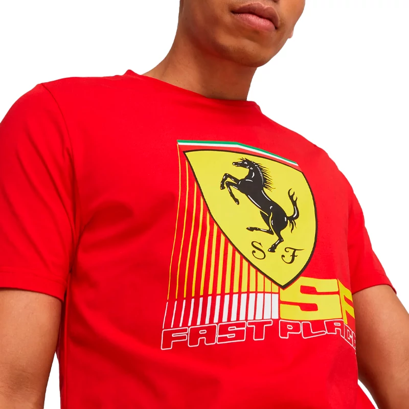 Ferrari póló - Large Scudetto Graphic piros