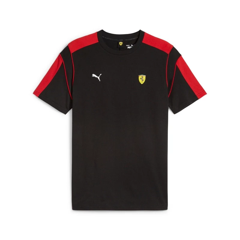 Ferrari póló - Small Scudetto Duocolor fekete