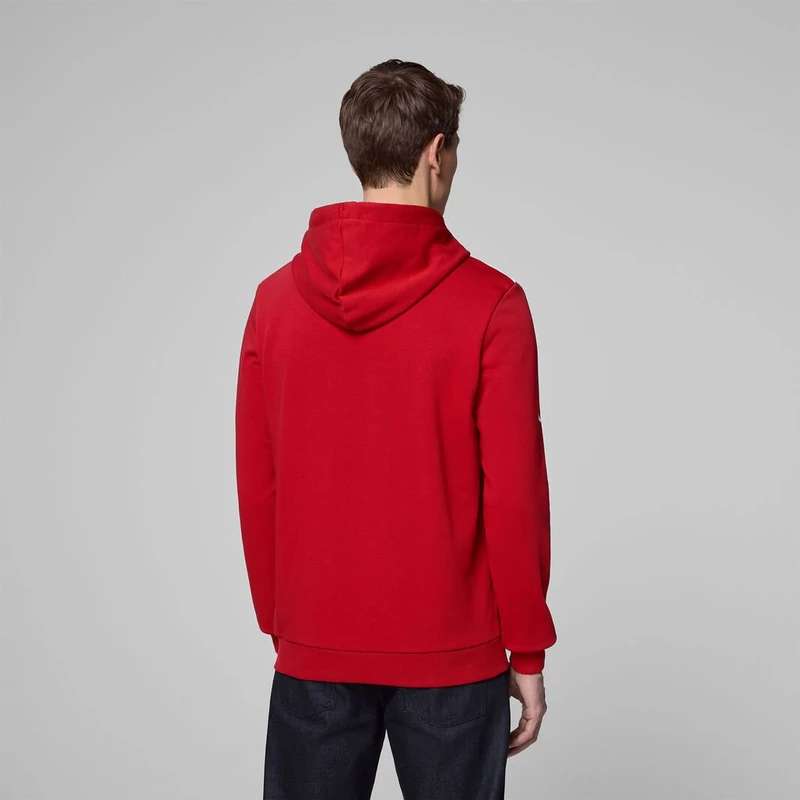 Ferrari pulóver - Scudetto Hoodie Doucolor piros