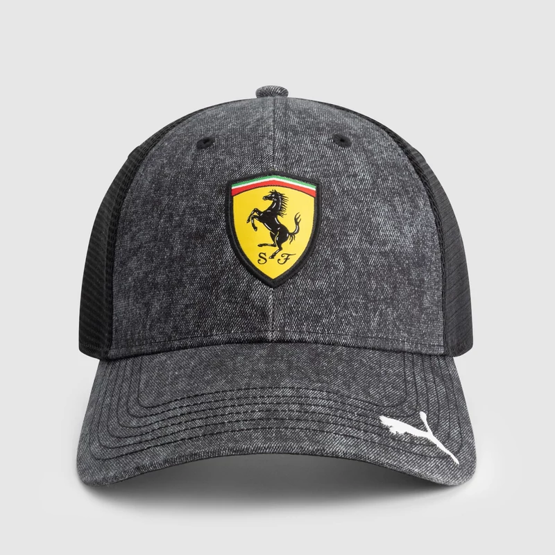 Ferrari sapka - Scudetto SF Trucker fekete