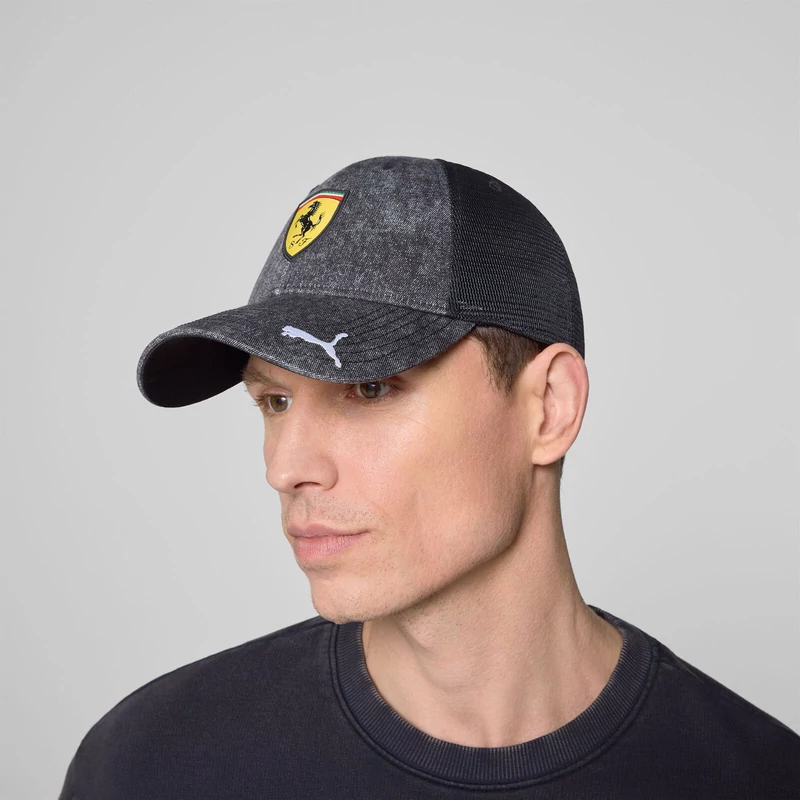 Ferrari sapka - Scudetto SF Trucker fekete