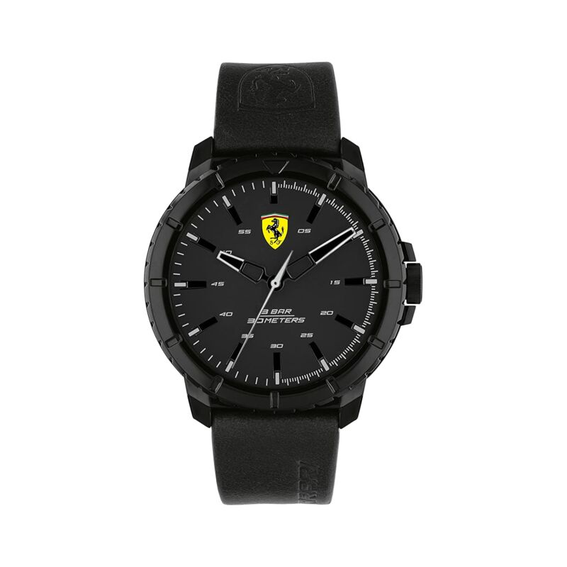 Ferrari óra - Red Rev Evoluzione fekete