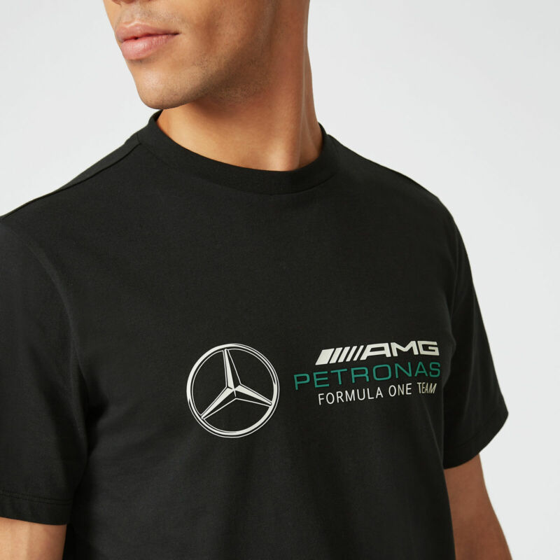 Mercedes AMG Petronas póló - Large Team Logo fekete