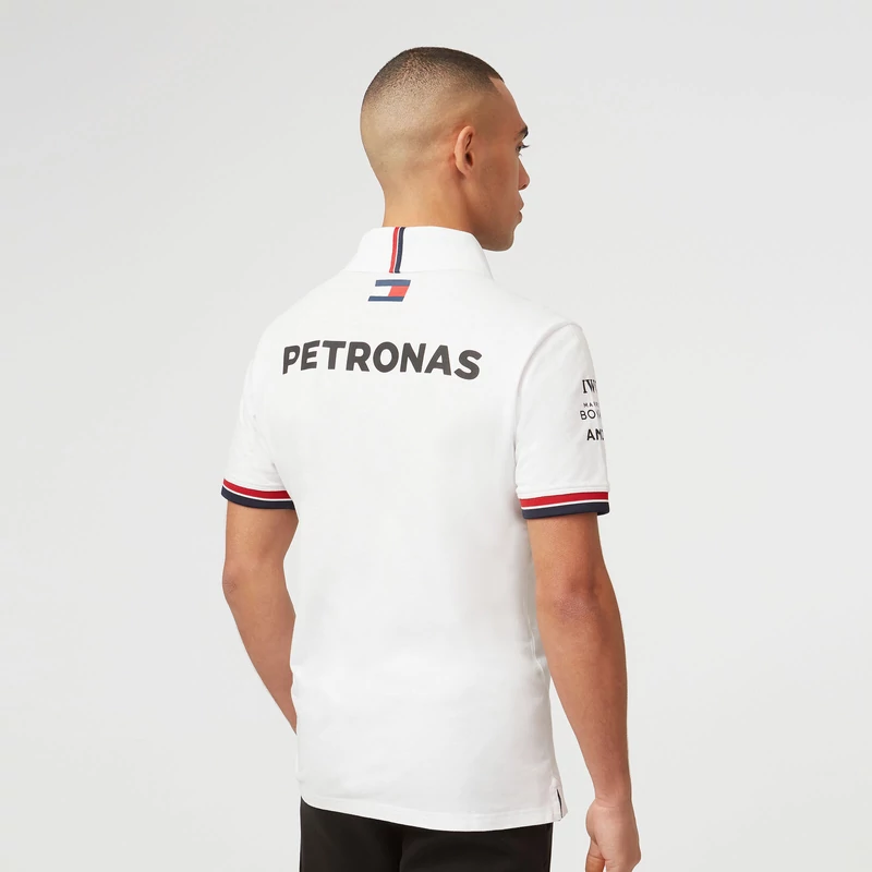 Mercedes AMG Petronas galléros póló - Team Line White III
