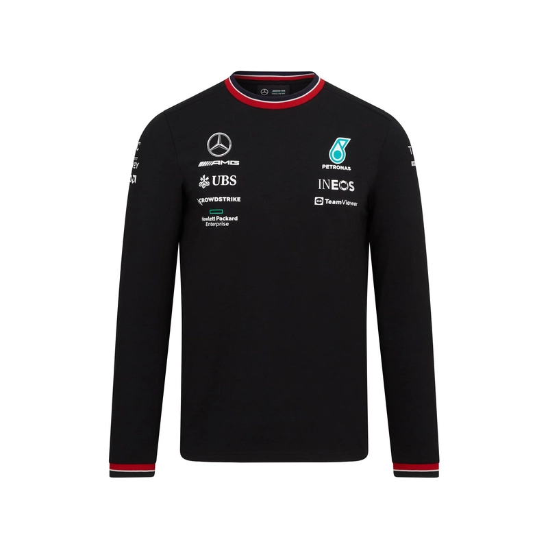 Mercedes AMG Petronas hosszú ujjú póló - Team Line Black