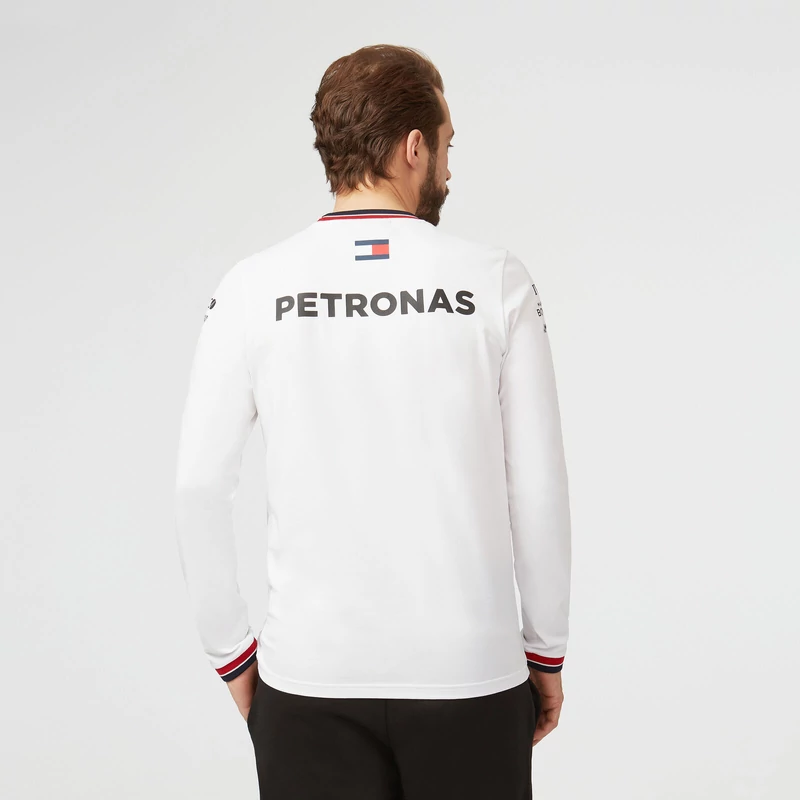 Mercedes AMG Petronas hosszú ujjú póló - Team Line White