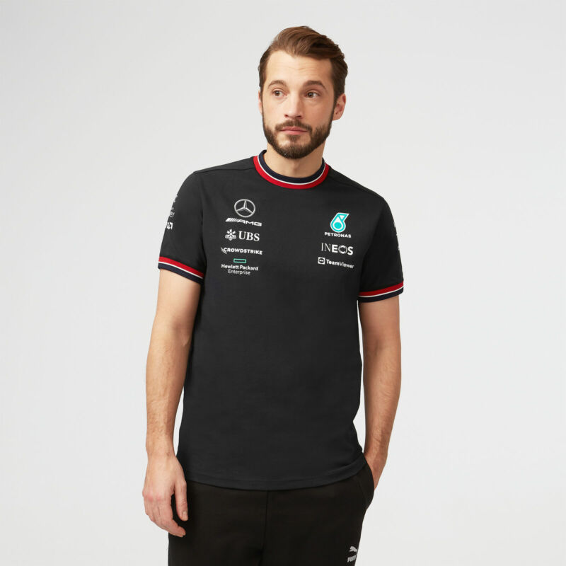 Mercedes AMG Petronas póló - Team Line Black