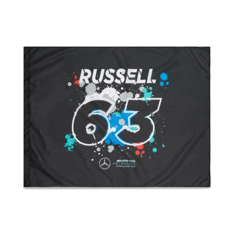 Mercedes AMG Petronas zászló - Russell 69