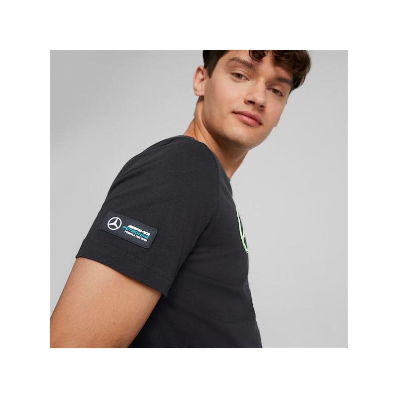 Mercedes AMG Petronas póló - Large Team Logo Lifestyle fekete