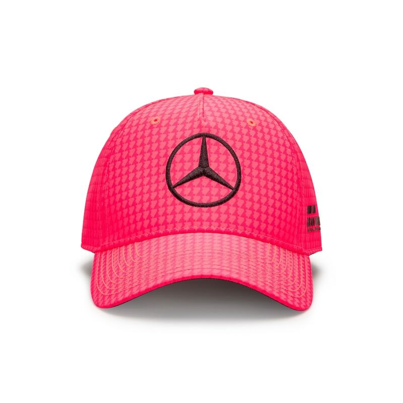 Mercedes AMG Petronas sapka - Driver Hamilton neon pink