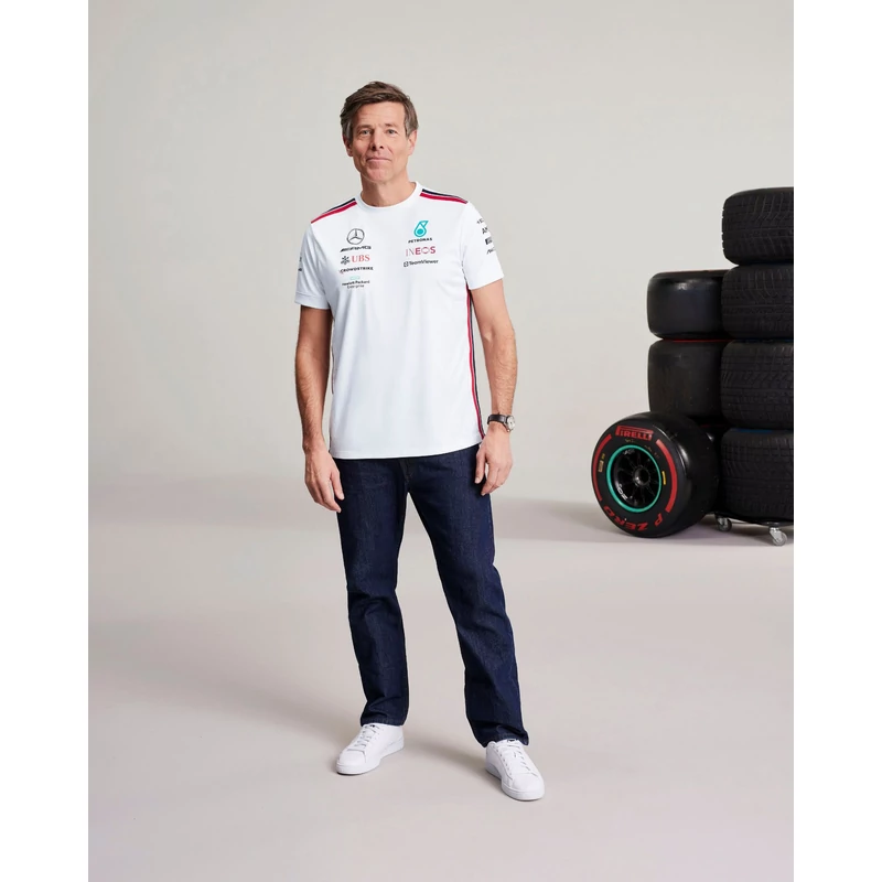 Mercedes AMG Petronas póló - Team Line White II