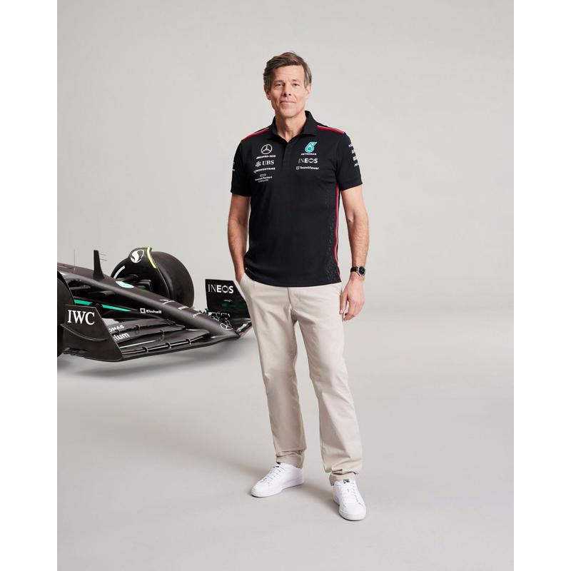 Mercedes AMG Petronas galléros póló - Team Black