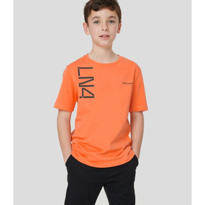 McLaren gyerek póló - Lando Norris Core narancssárga