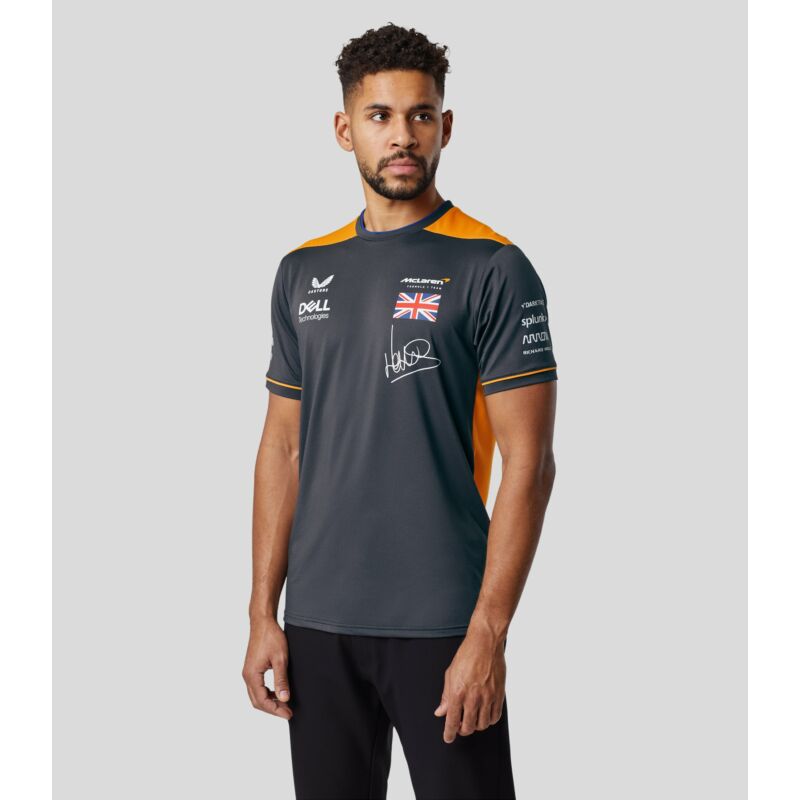 McLaren póló - Team Lando Norris sötétszürke