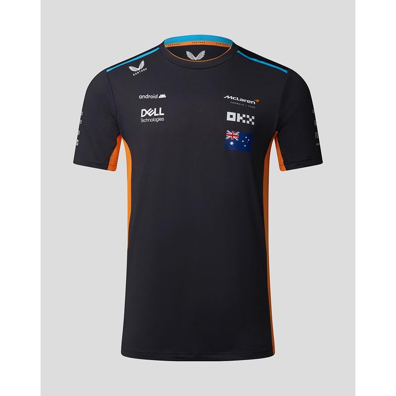 McLaren póló - Team Oscar Piastri szürke