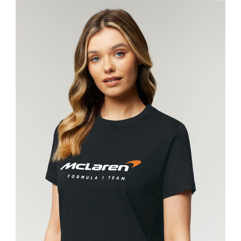 McLaren női póló - Large Logo Core fekete