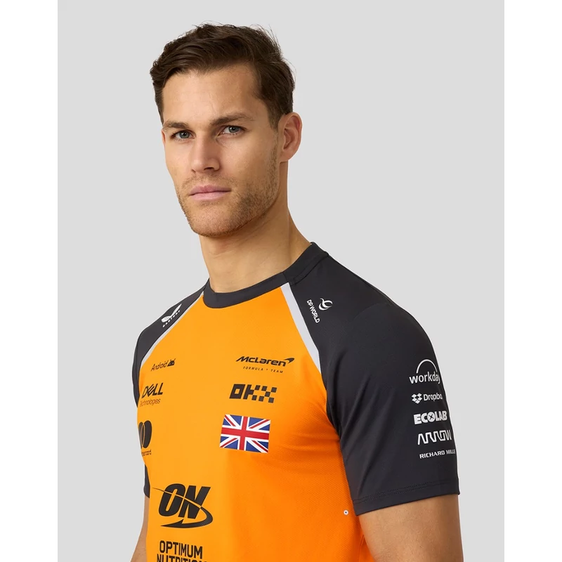 McLaren póló - Team Norris narancssárga
